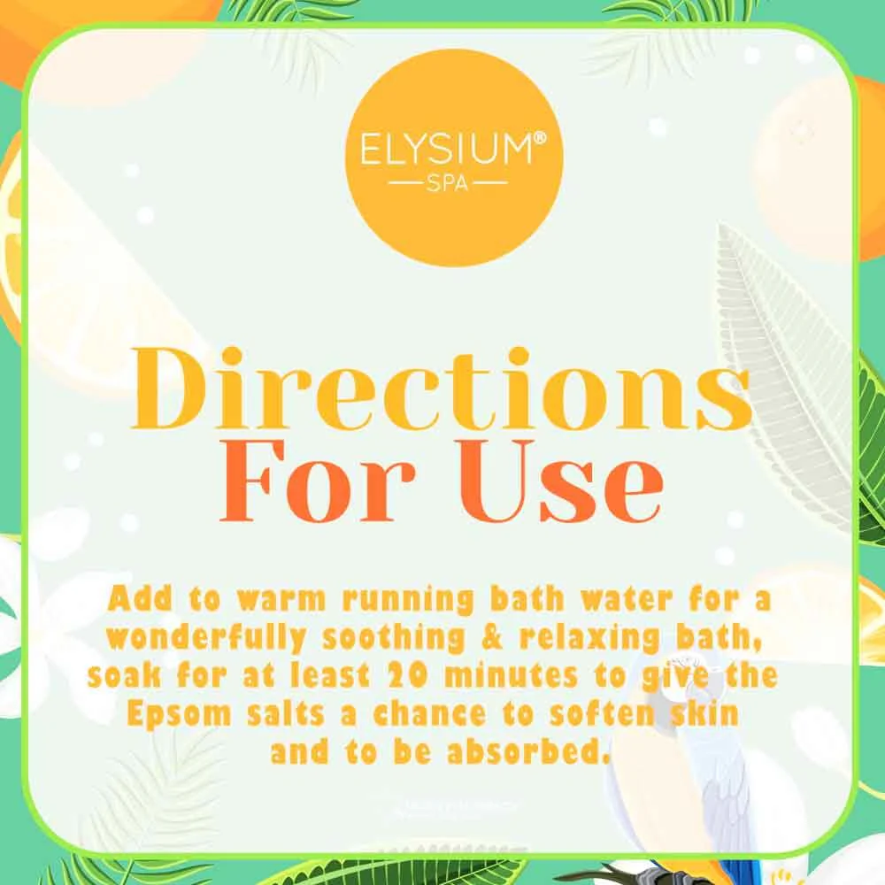 Elysium Spa Citrus Fresh Epsom Salts 450g - Image 2