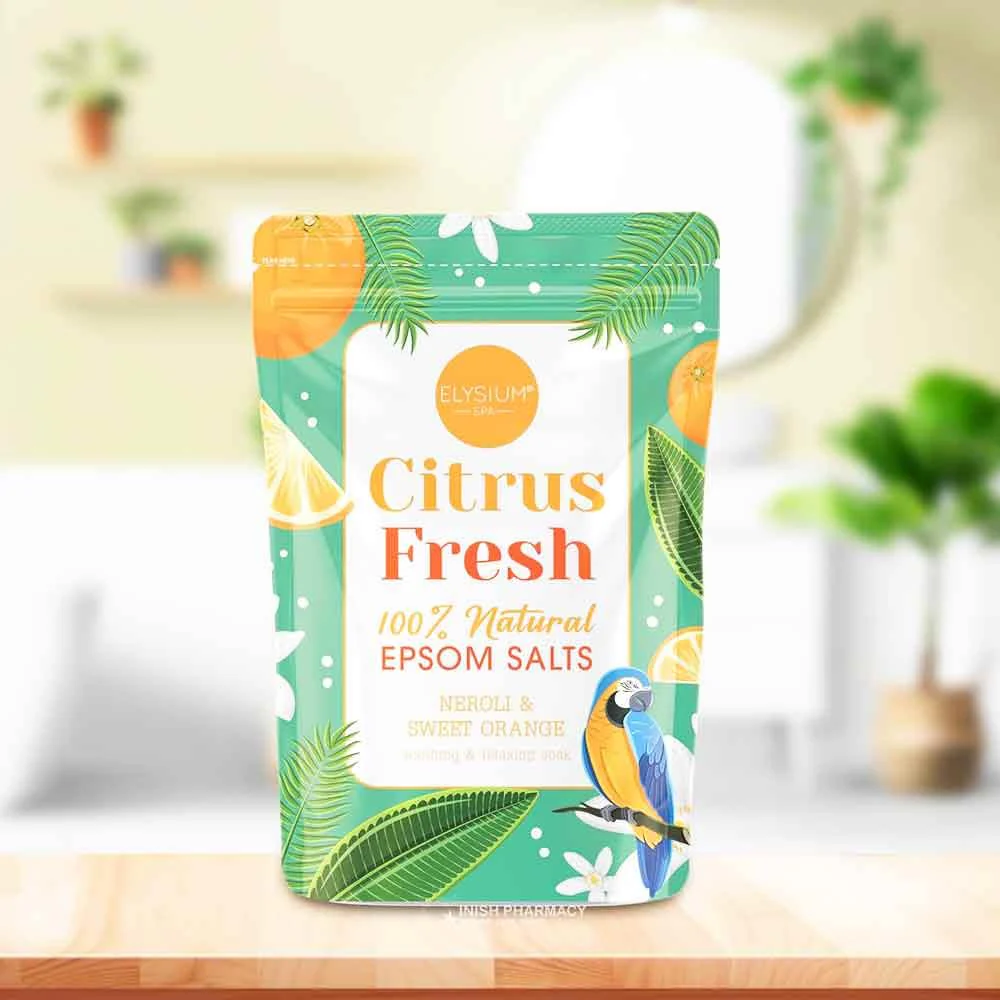 Elysium Spa Citrus Fresh Epsom Salts 450g - Image 3