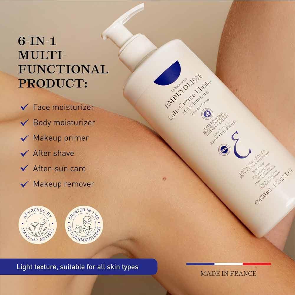 Embryolisse Lait Creme Fluide+ Multi-Function Moisturiser 400ml - Image 3