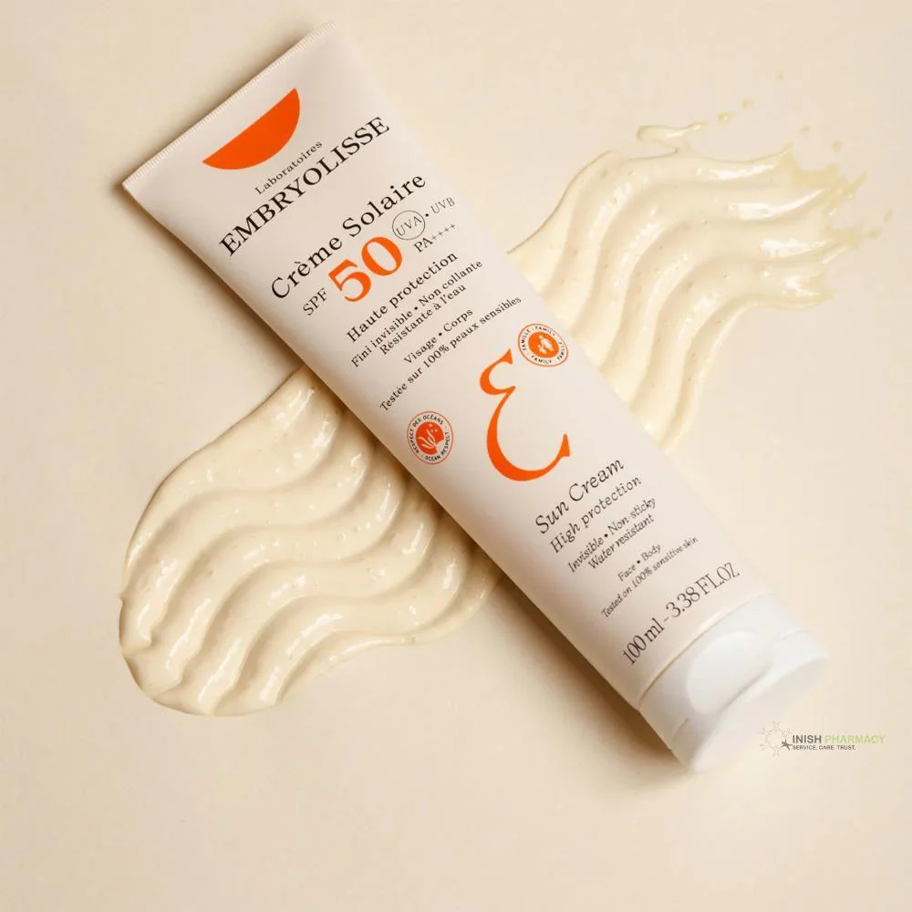 Embryolisse SPF50 Sun Cream For Face and Body 100ml - Image 2