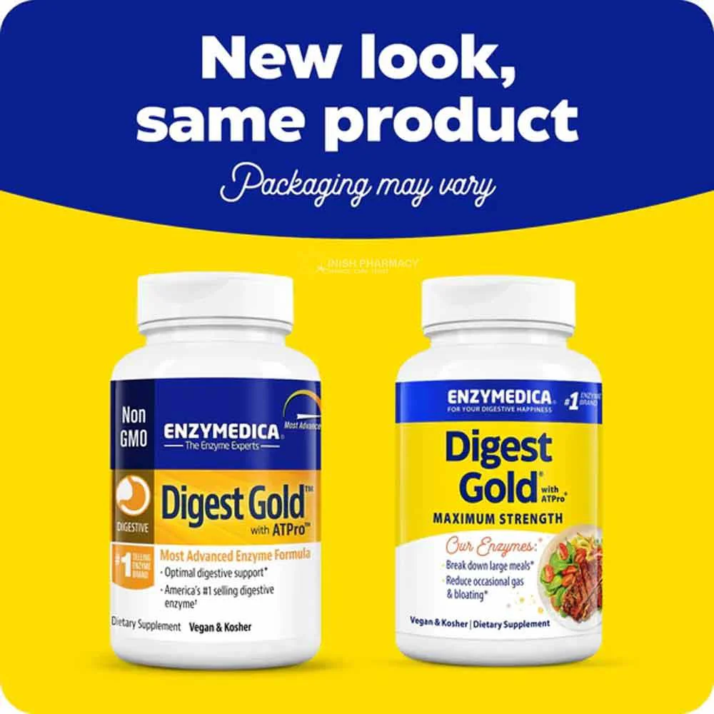 Enzymedica Digest Gold 90 Capsules - Image 3