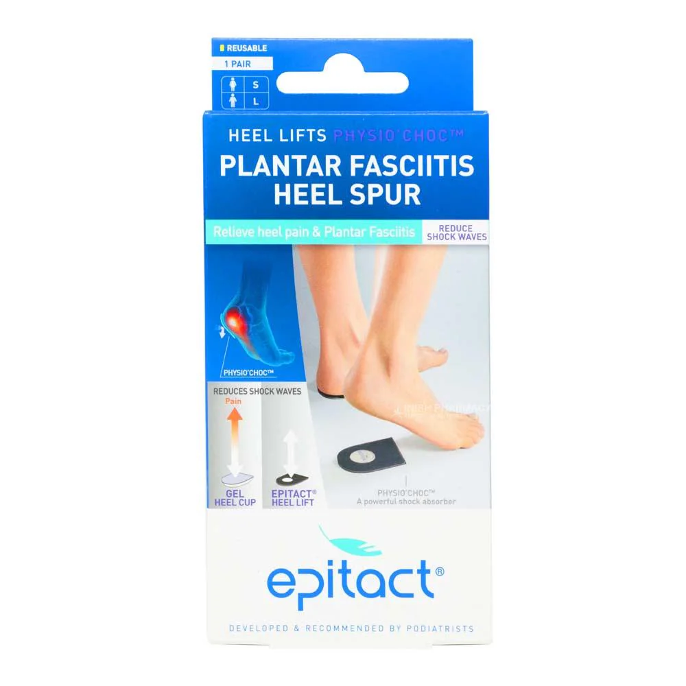 Epitact Heel Lifts For Plantar Fasciitis and Heel Spurs 1 Pair - Image 2