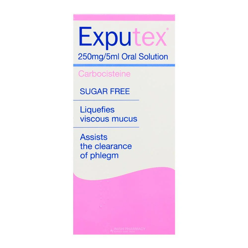 Exputex Carbocisteine 250mg/5ml Cough Syrup