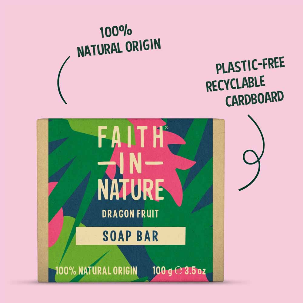 Faith in Nature Handmade Soap Dragon Fruit - Image 2