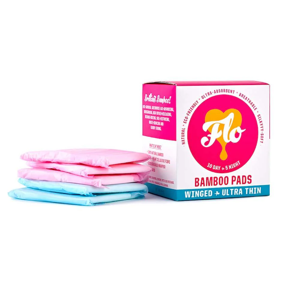 Flo Bamboo Sanitary Pads Day/Night Combo Pack 15 Pack - Image 5
