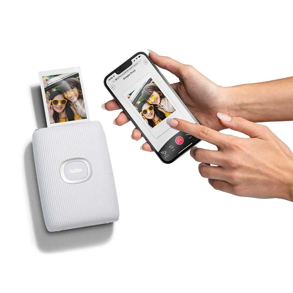 Fujifilm Instax Mini Link 2 Smartphone Printer Clay White - Image 2