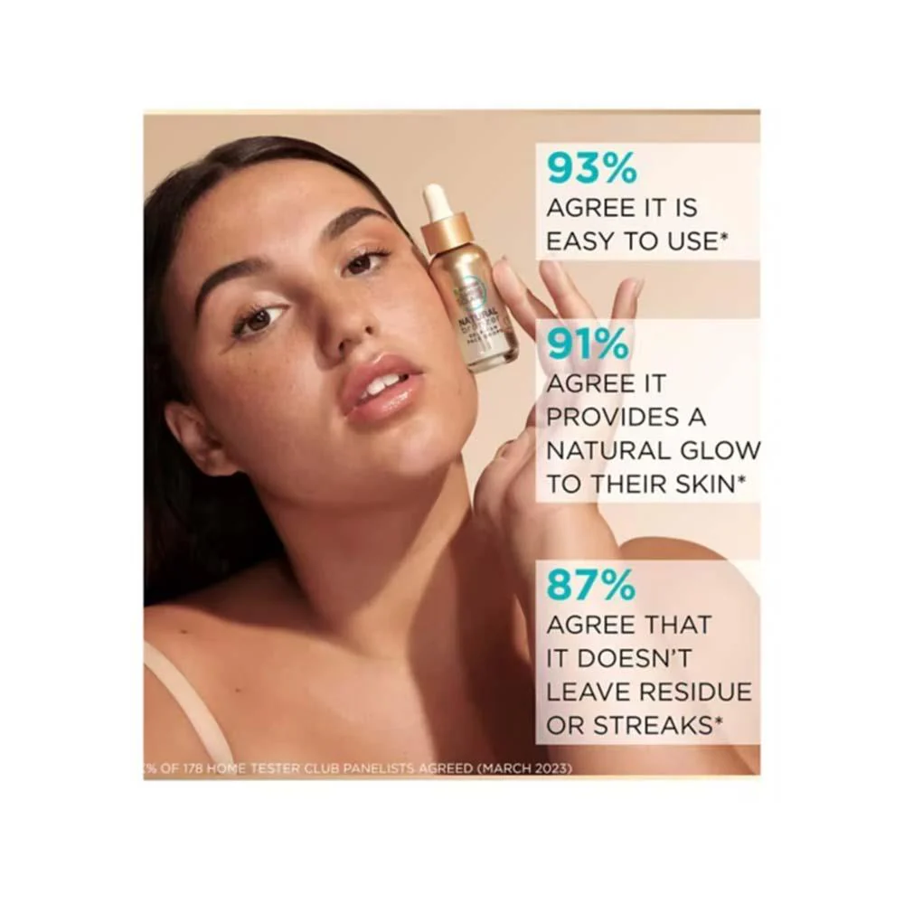 Garnier Ambre Solaire Natural Bronzer Self Tan Face Drops 30ml - Image 3