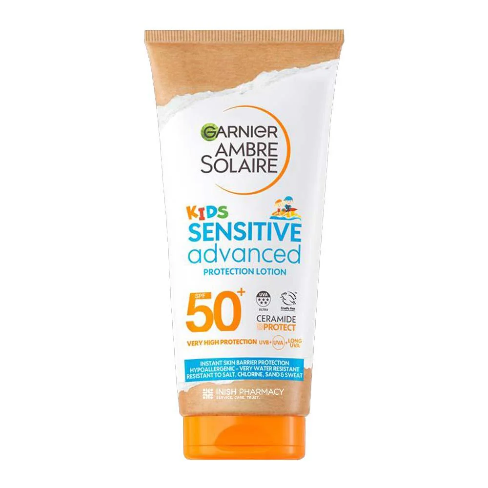 Garnier Ambre Solaire Sensitive Kids Advanced Sun Protection Lotion SPF50+ 175ml