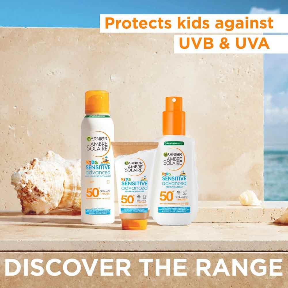 Garnier Ambre Solaire Sensitive Kids Advanced Sun Protection Lotion SPF50+ 175ml - Image 6
