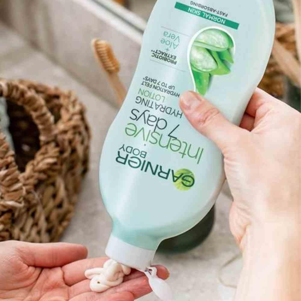 Garnier Body Intensive 7 Days Hydrating Lotion Normal Skin Aloe Vera 400ml - Image 4