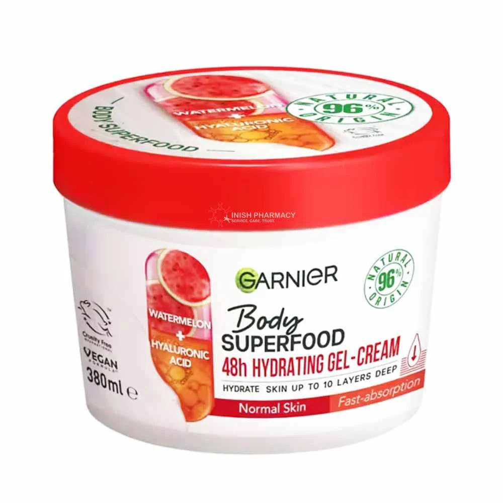 Garnier Body Superfood Hydrating Gel-Cream Watermelon & Hyaluronic Acid 380ml