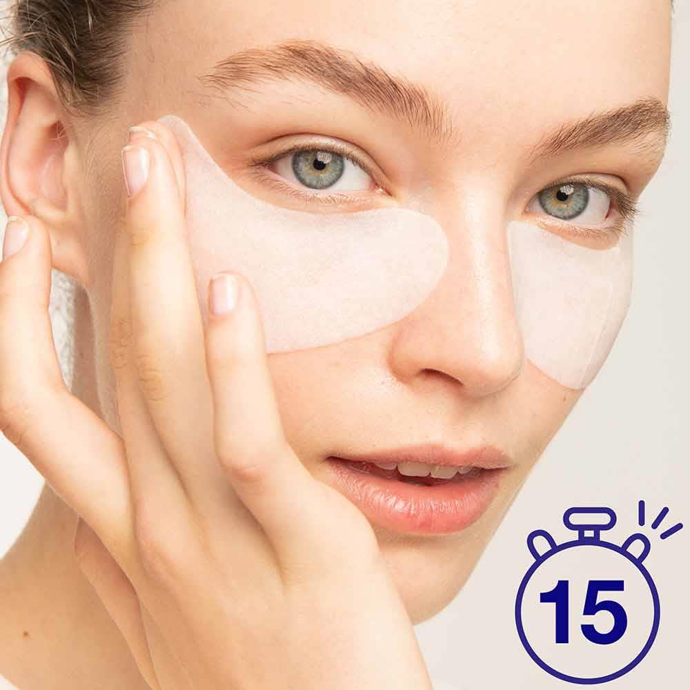 Garnier Skin Active Moisture Bomb Eye Sheet Mask Hyaluronic Acid & Orange - Image 2