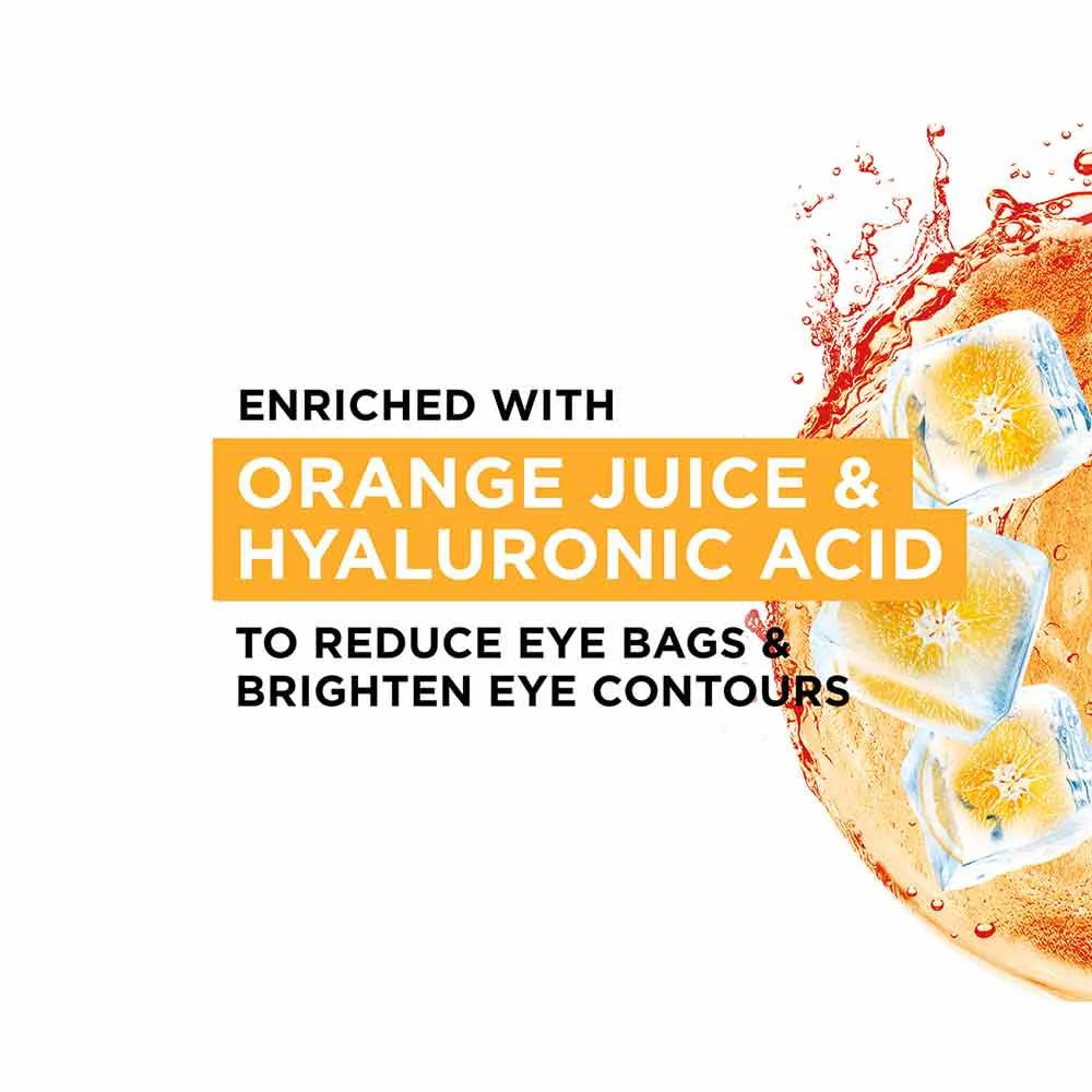 Garnier Skin Active Moisture Bomb Eye Sheet Mask Hyaluronic Acid & Orange - Image 3