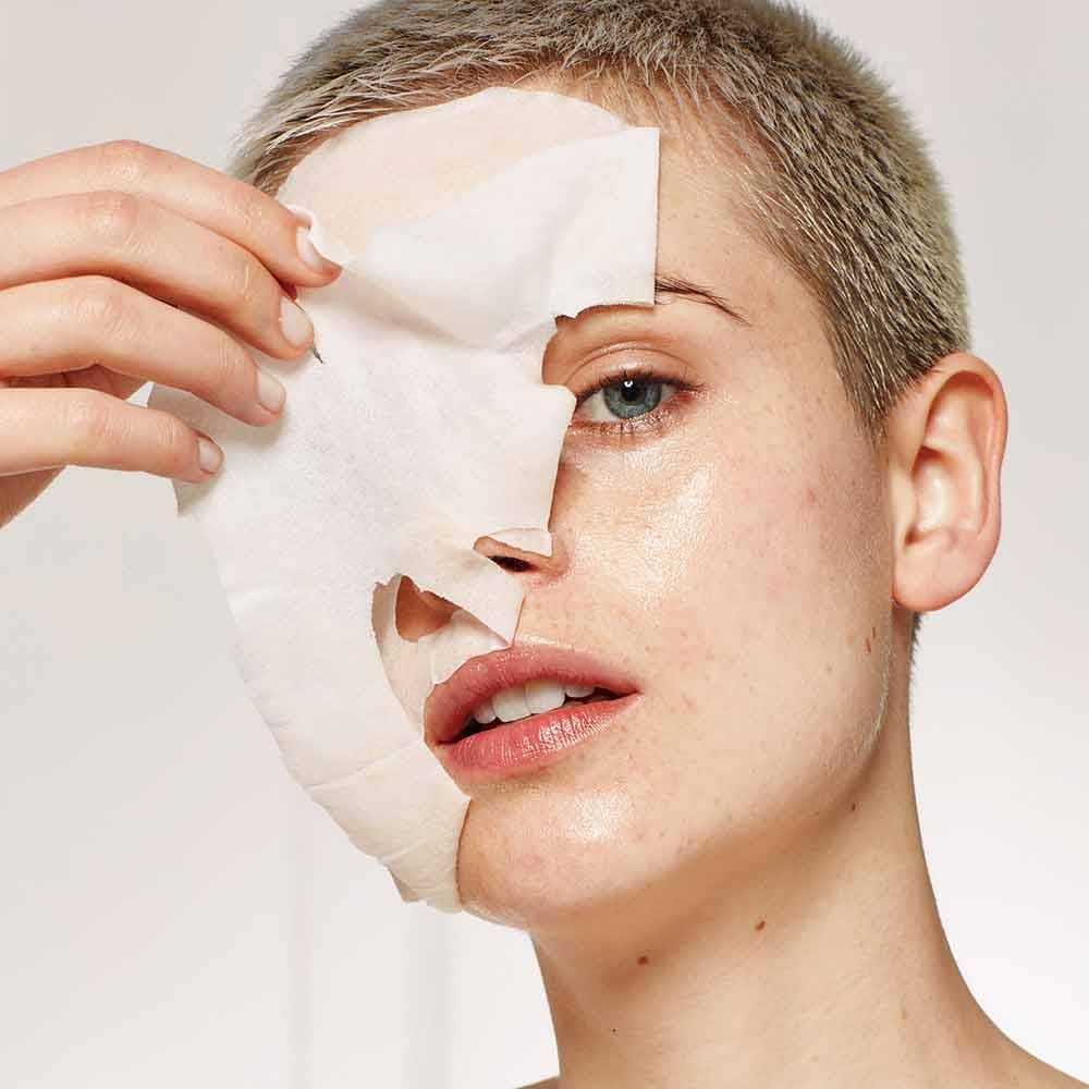 Garnier Skin Active Moisture Bomb Sheet Mask - Chamomile Hydrating Soothing For Dry Sensitive Sk - Image 2