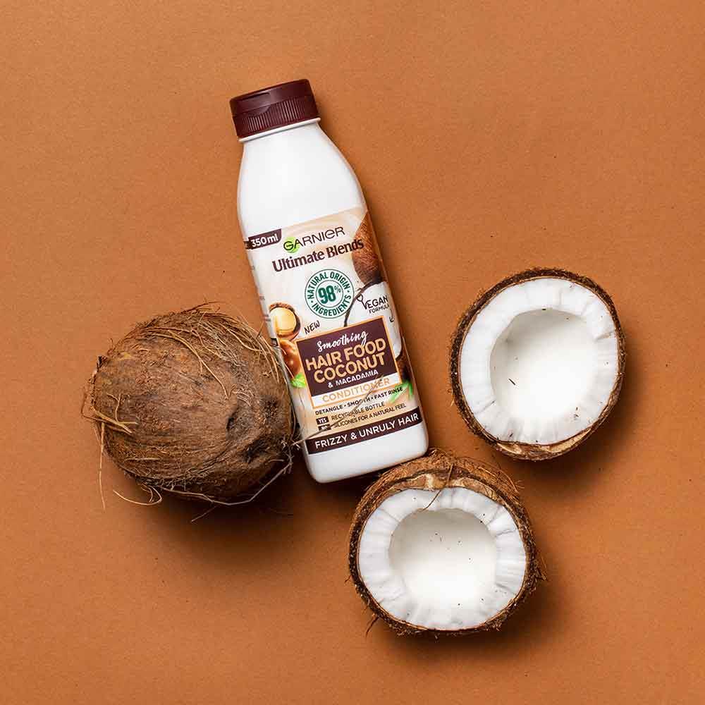 Garnier Ultimate Blends Hair Food Conditioner Coconut 350ml - Image 2