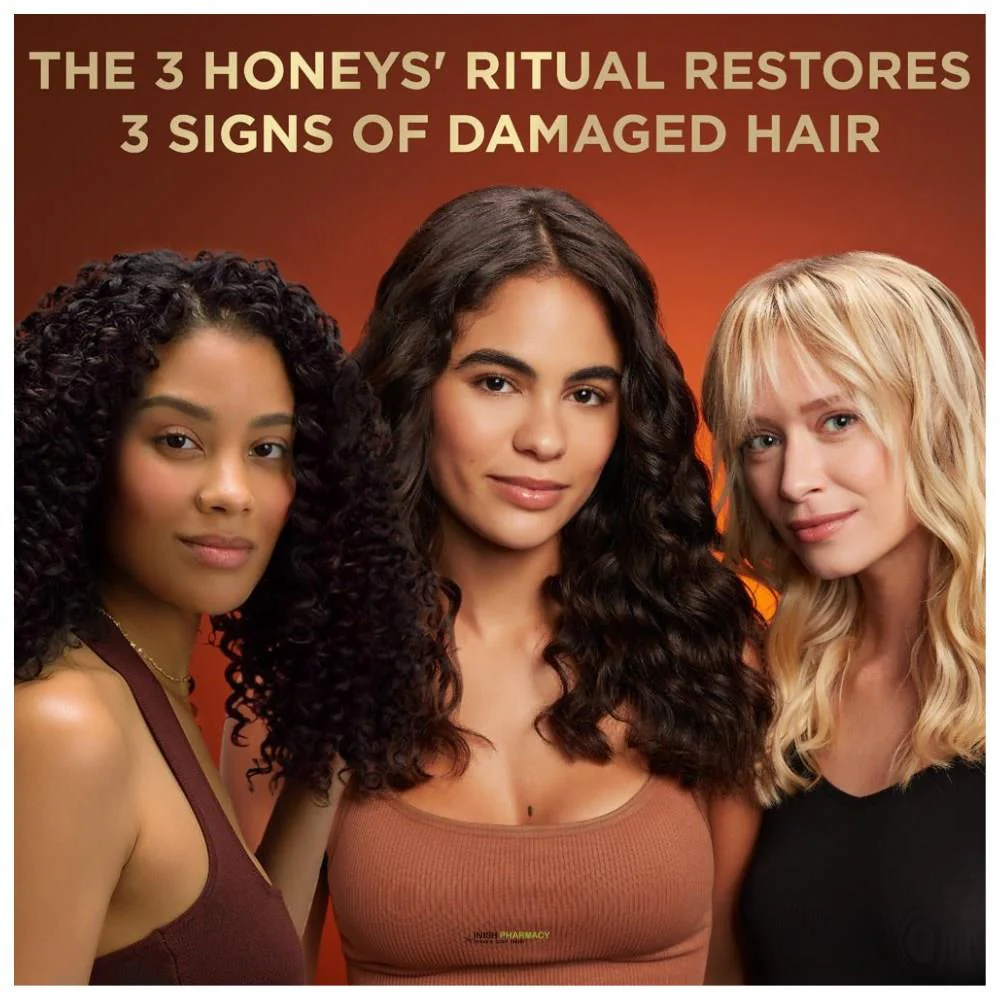 Garnier Ultimate Blends Honey Treasures Reconstructing Shampoo 400ml - Image 3