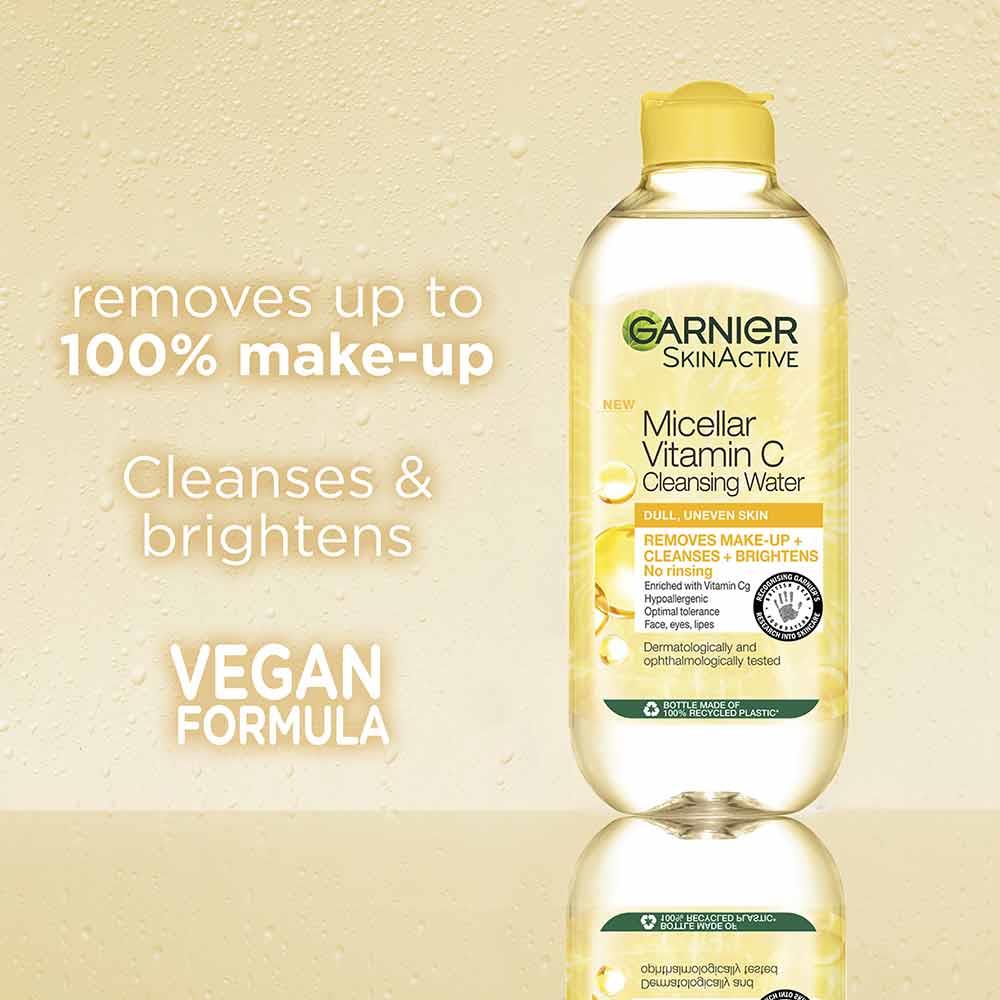 Garnier Vitamin C Micellar Water 400ml - Image 3