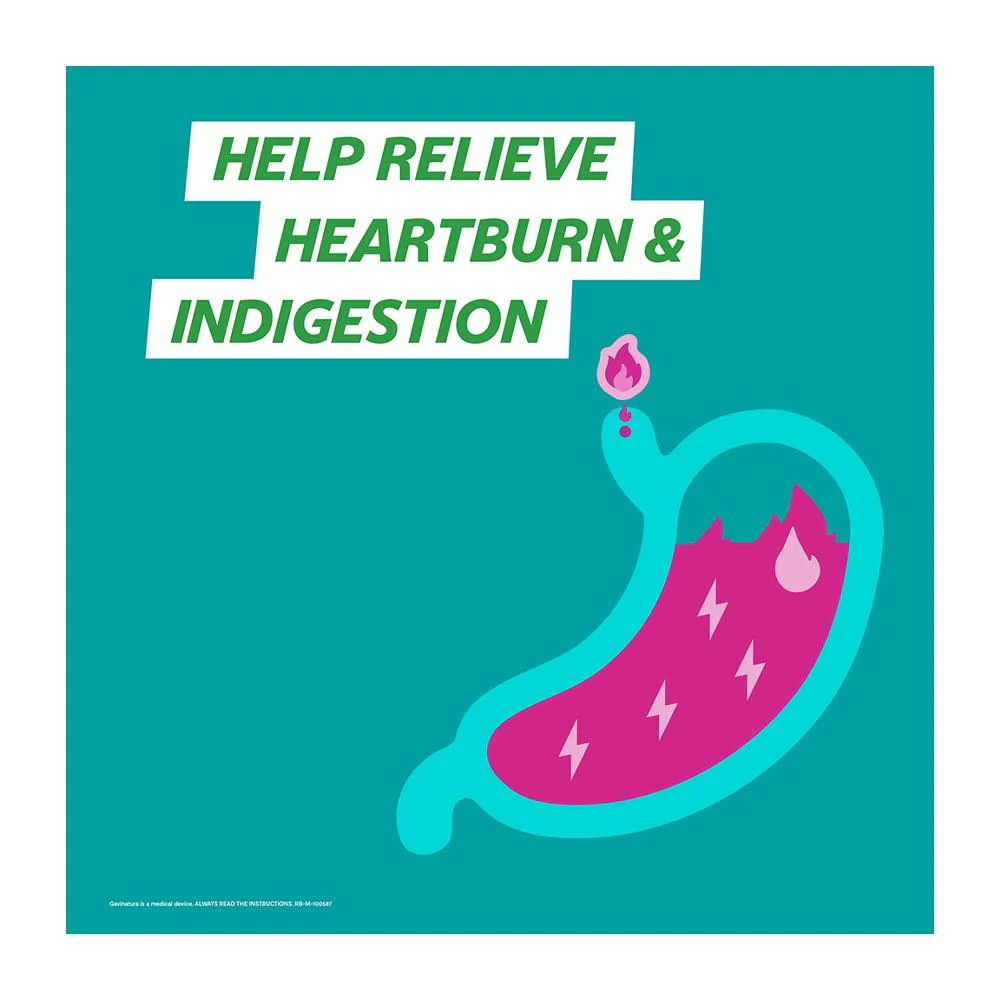 GaviNatura Natural Heartburn and Indigestion Relief 14 Pack - Image 2