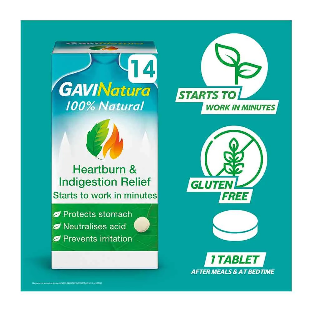GaviNatura Natural Heartburn and Indigestion Relief 14 Pack - Image 3