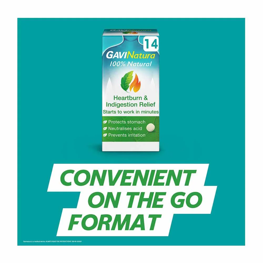 GaviNatura Natural Heartburn and Indigestion Relief 14 Pack - Image 5