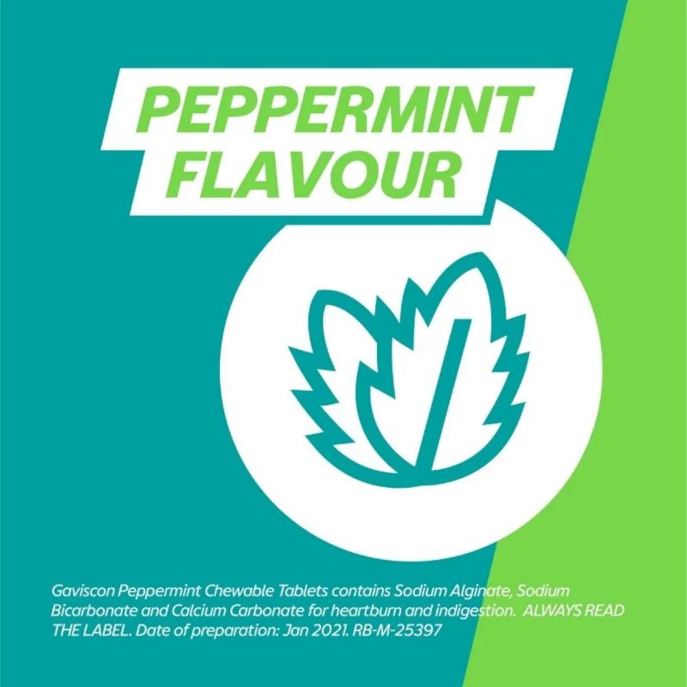 Gaviscon Chewable Tablet Peppermint - Image 6