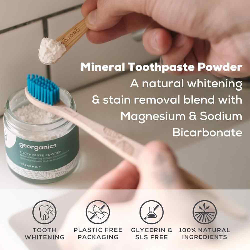 Georganics Mineral Toothpaste Charcoal 120ml - Image 2