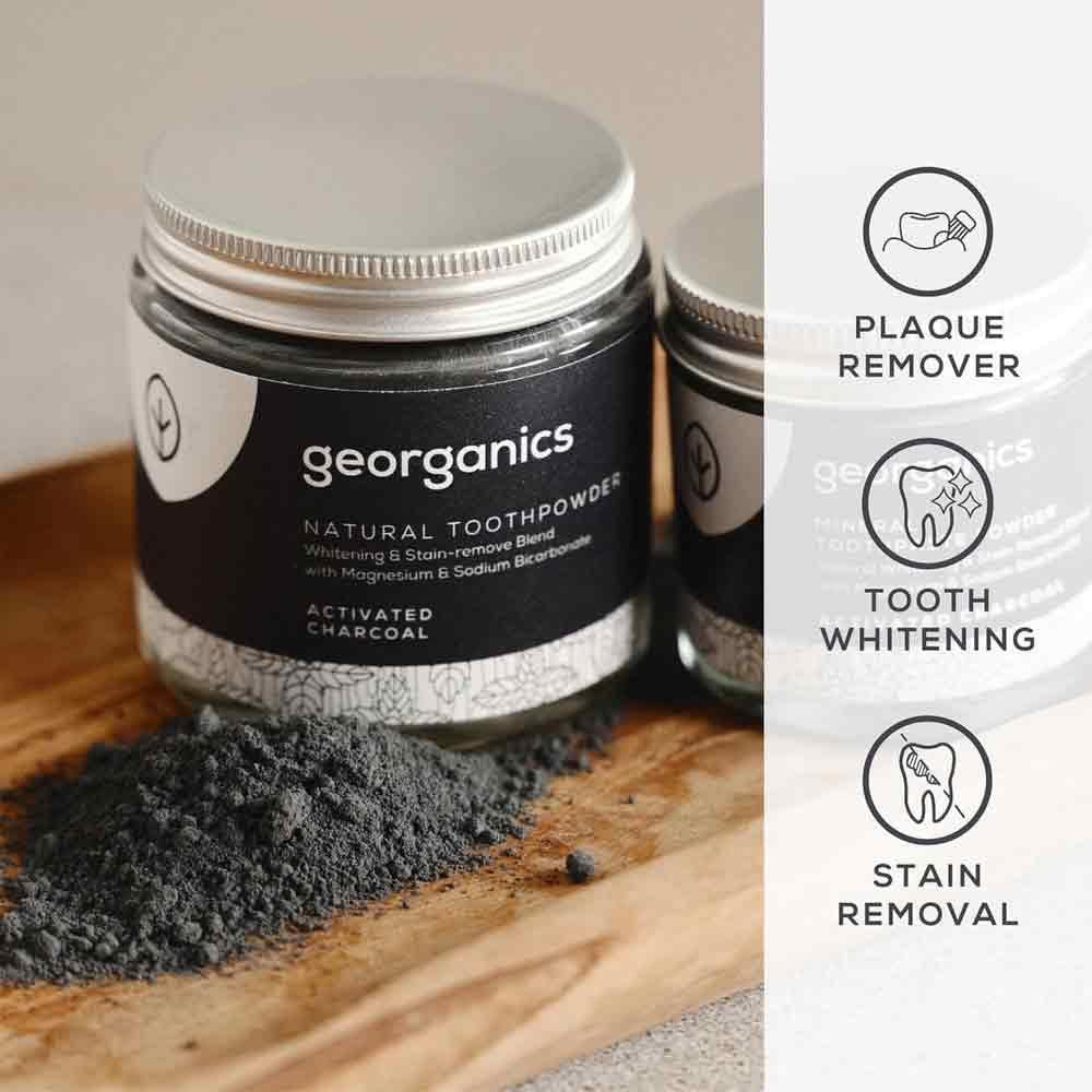 Georganics Mineral Toothpaste Charcoal 120ml - Image 3