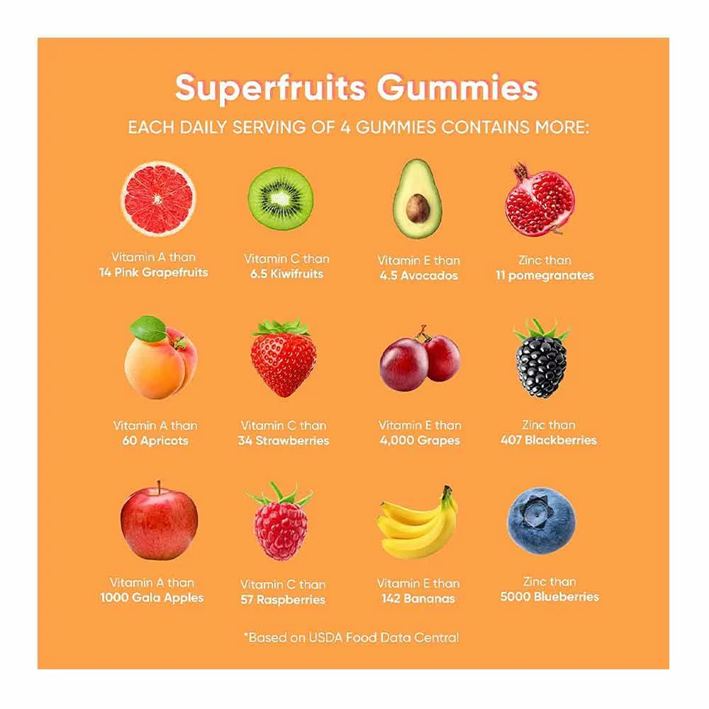 Goli Nutrition Superfruits Gummies 60 Pack - Image 3