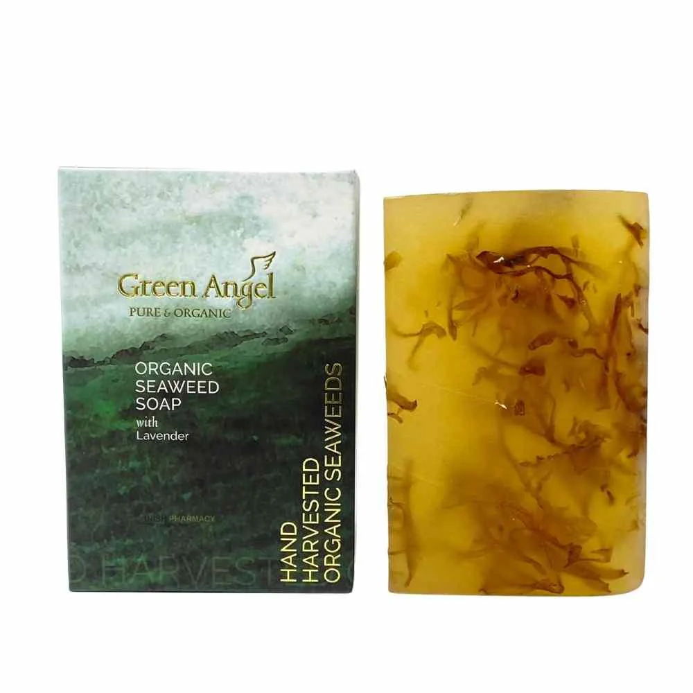 Green Angel Seaweed Soap Lavender - Image 2