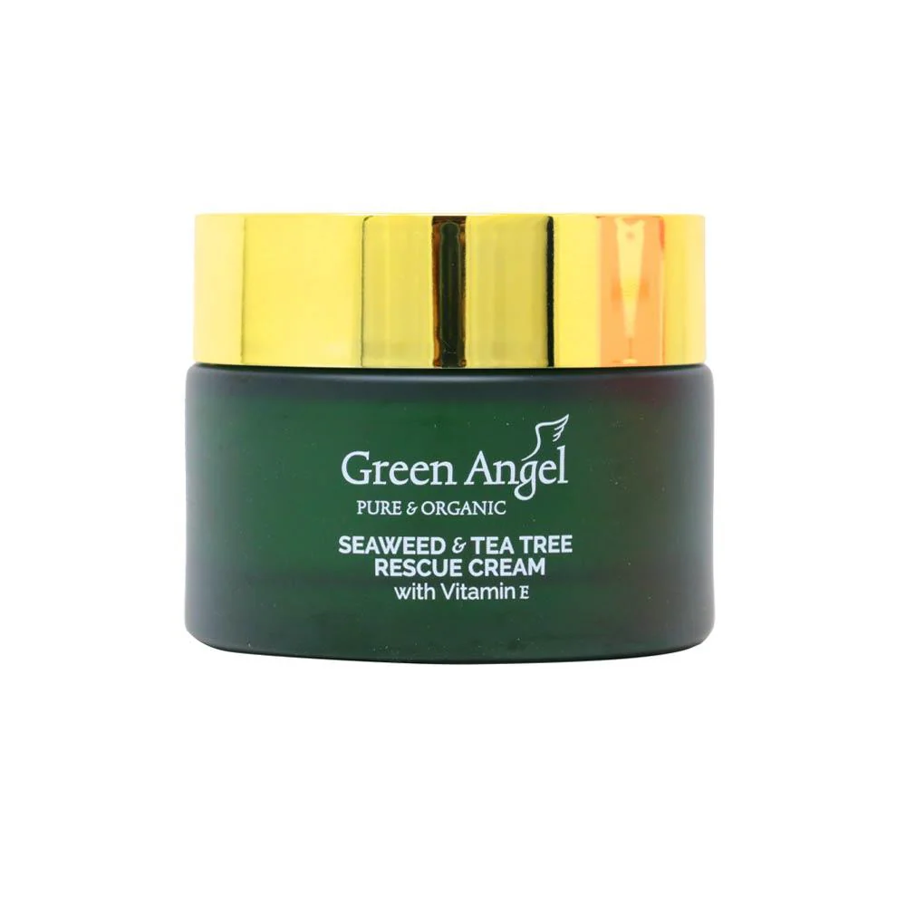Green Angel Seaweed & Tea Tree Rescue Cream 50ml - Image 2