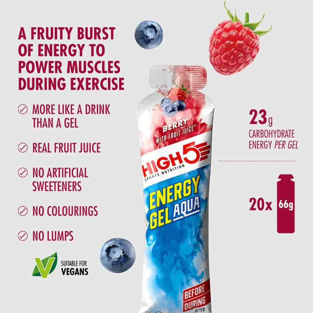 High 5 Energy Aqua Gel Berry - Image 2