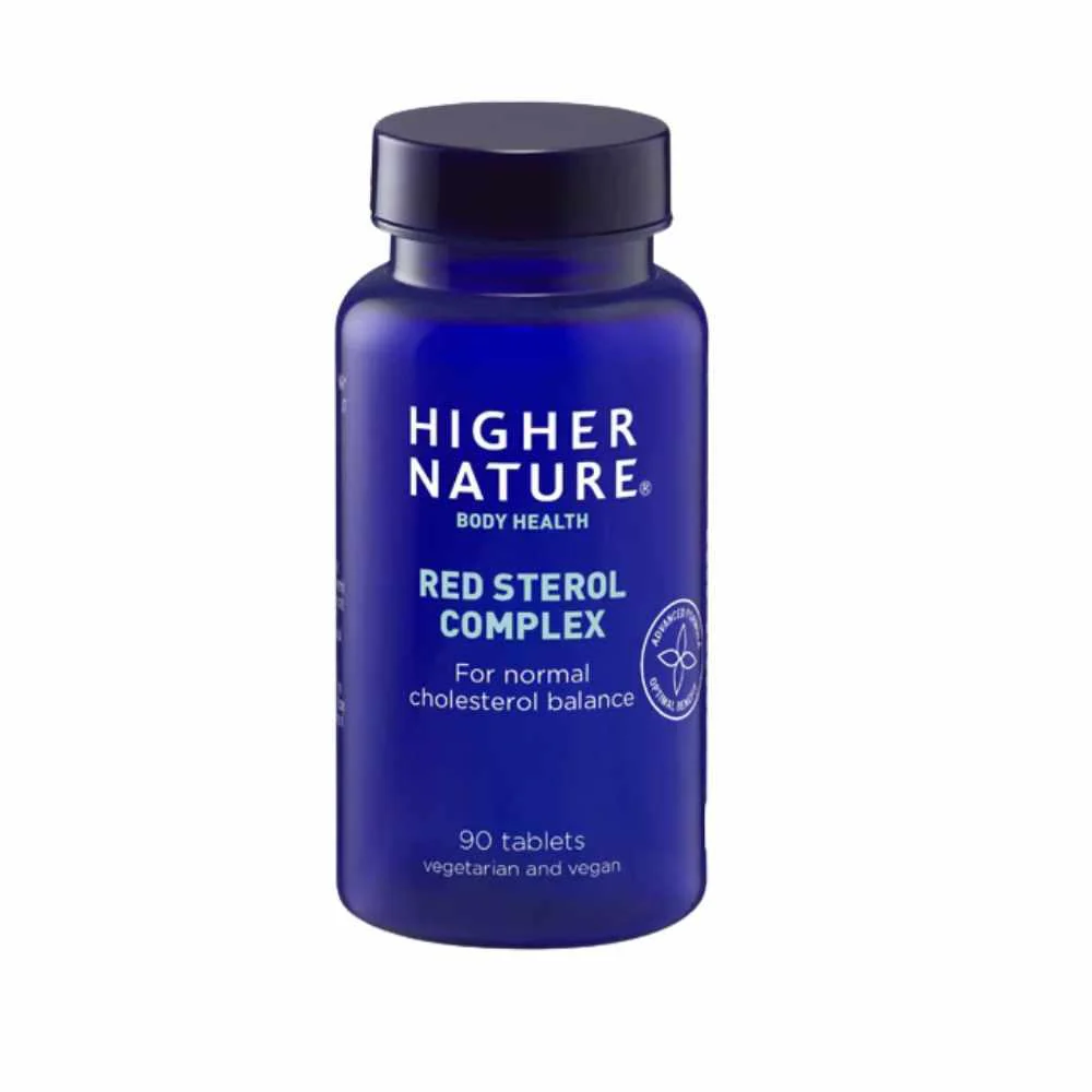 Higher Nature Red Sterol Complex Vegan Food Supplement 90 Pack
