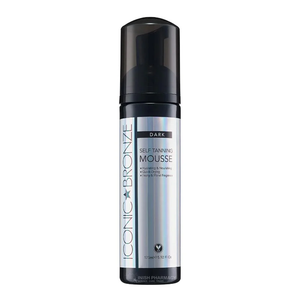 Iconic Bronze Luxury Tanning Mousse Dark 175ml