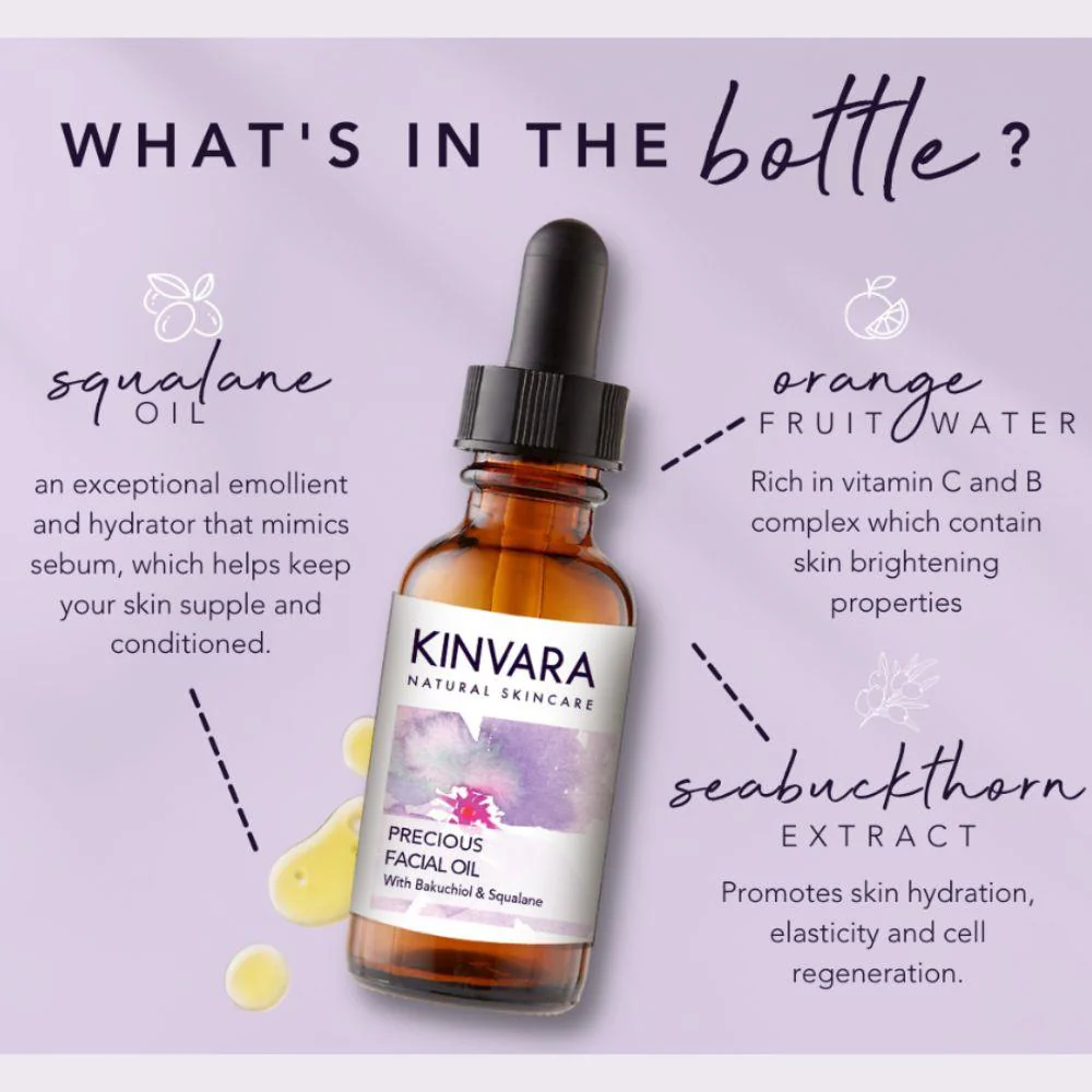 Kinvara Precious Facial Oil 30ml - Image 5