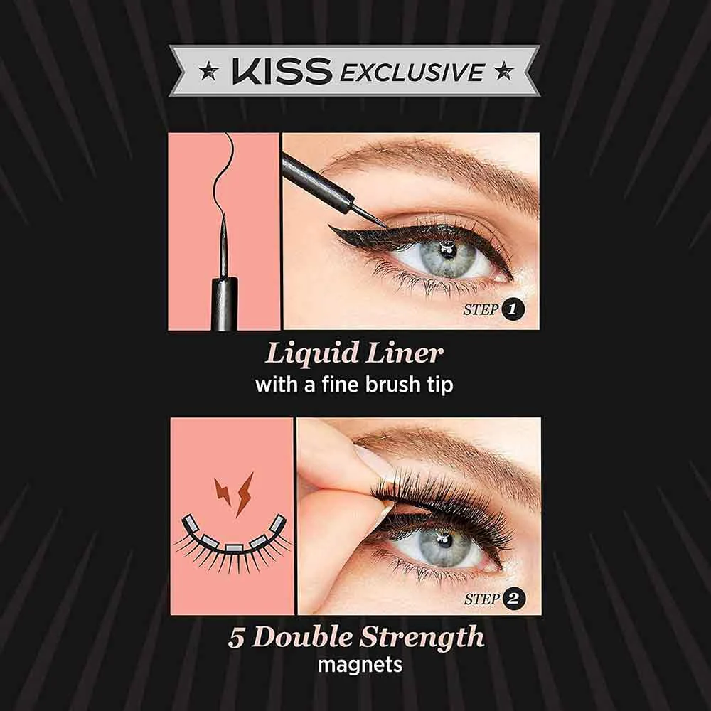 KISS Magnetic Eyeliner/Eyelash Kit 01 - Image 2