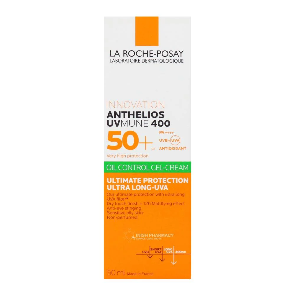 La Roche Posay Anthelios Anti Shine Gel-Cream For Oily or Blemish Prone Skin SPF50+ 50ml