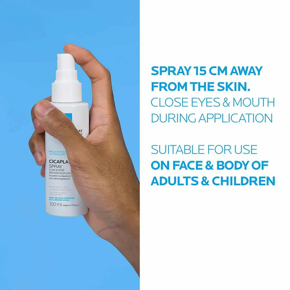 La Roche Posay Cicaplast B5 Repairing & Soothing Touch Free Spray 100ml - Image 4