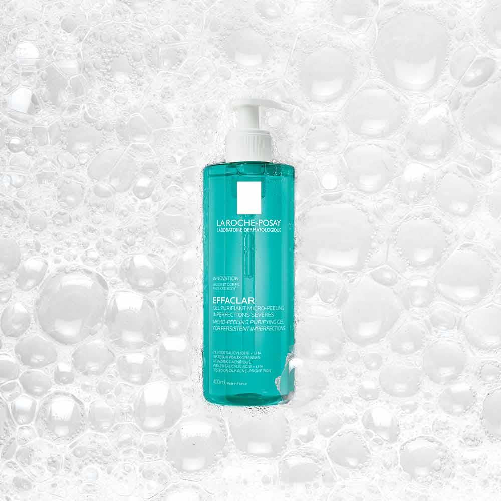 La Roche Posay Effaclar Micro-Peeling Purifying Gel Cleanser Face & Body - Image 2