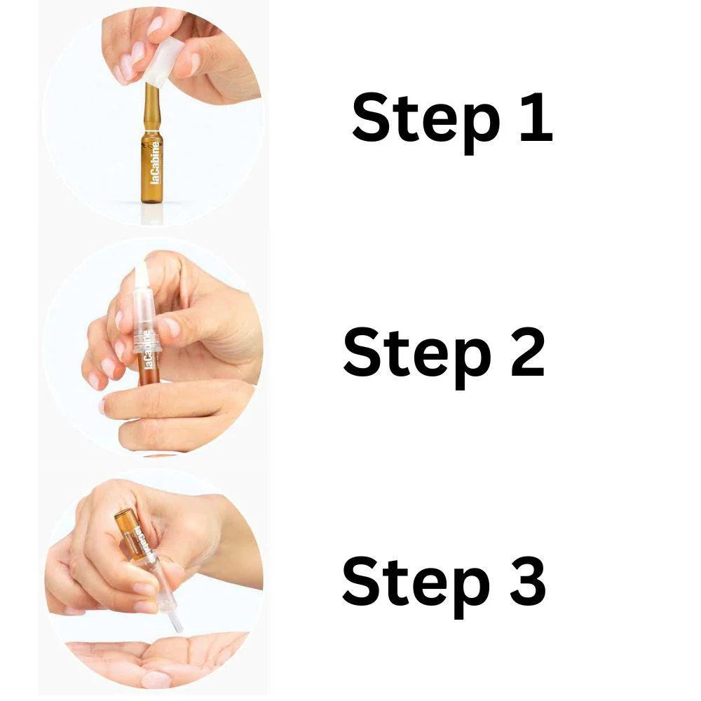 LaCabine Pure Retinol Ampoule - Texture Smoothe & Skin Tone 10 x 2ml - Image 4