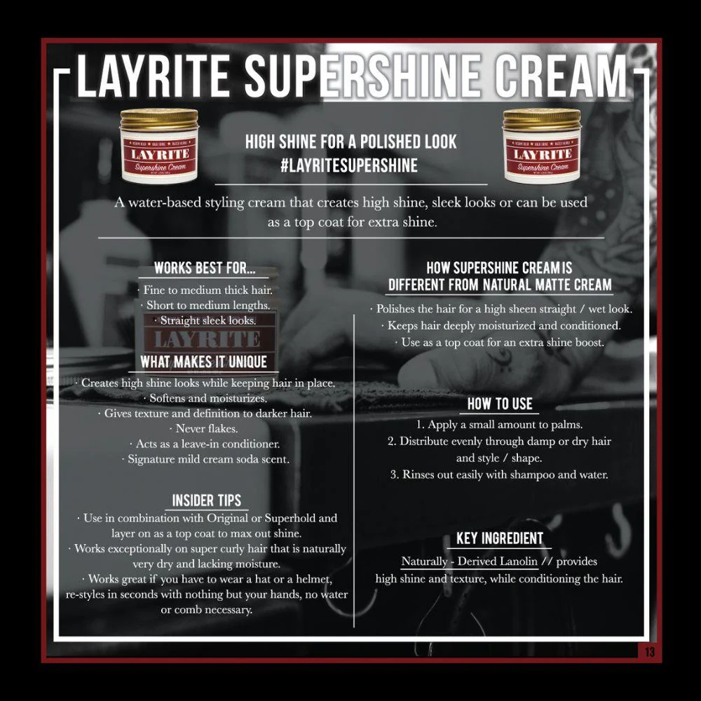 Layrite Supershine Cream 120g - Image 4
