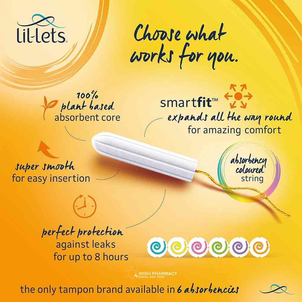 Lil-lets Smart Fit Regular Tampons 32 Pack - Image 2