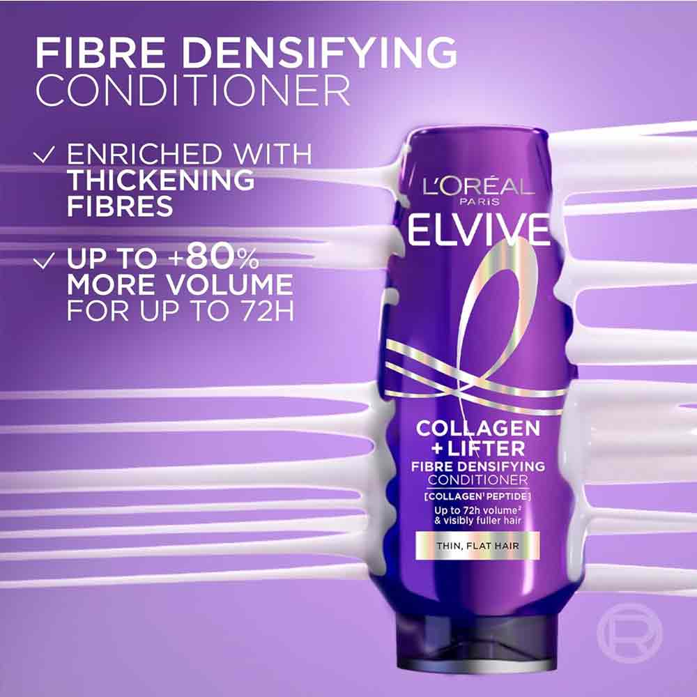 L'Oreal Elvive Collagen Lifter Conditioner 300ml - Image 3