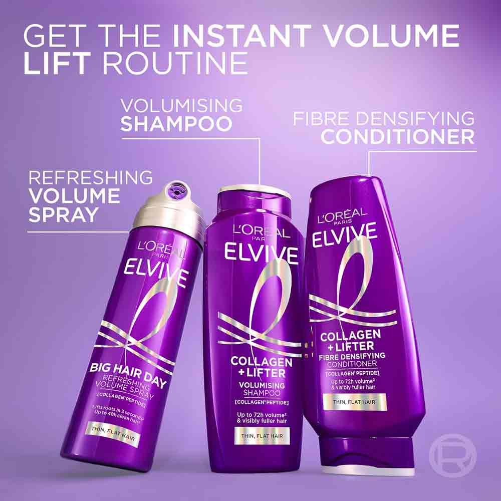 L'Oreal Elvive Collagen Lifter Conditioner 300ml - Image 9