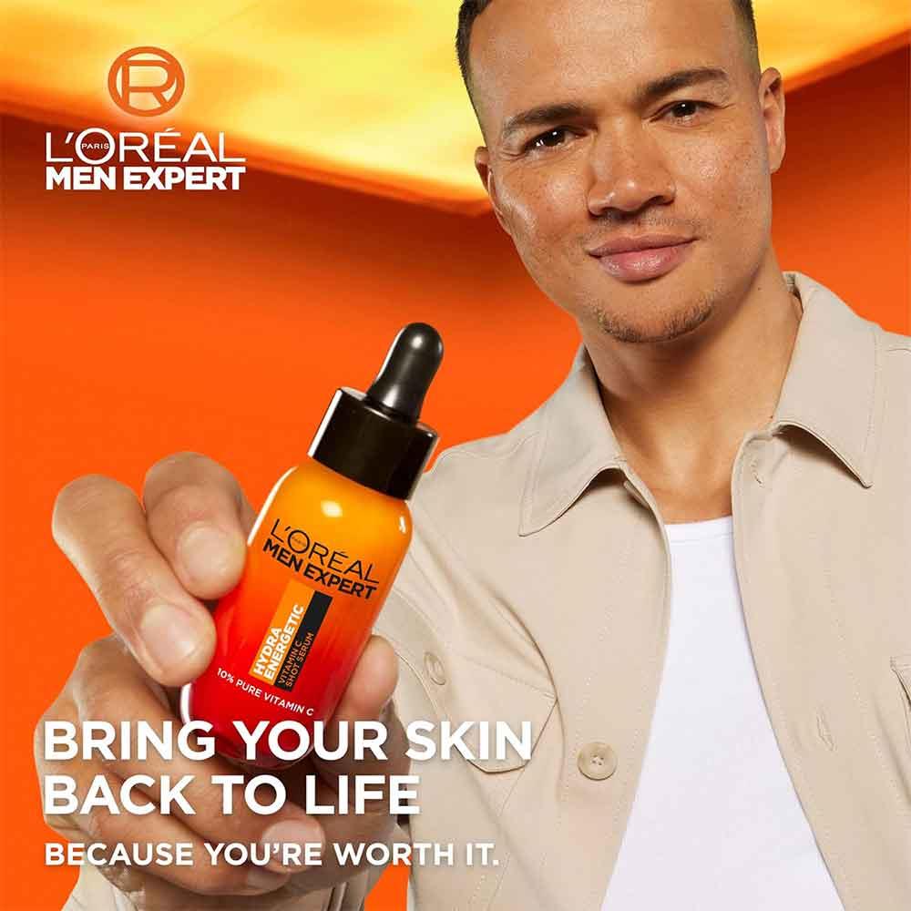 L'Oreal Men Expert Hydra Energetic Vitamin C Shot Serum 30ml - Image 2
