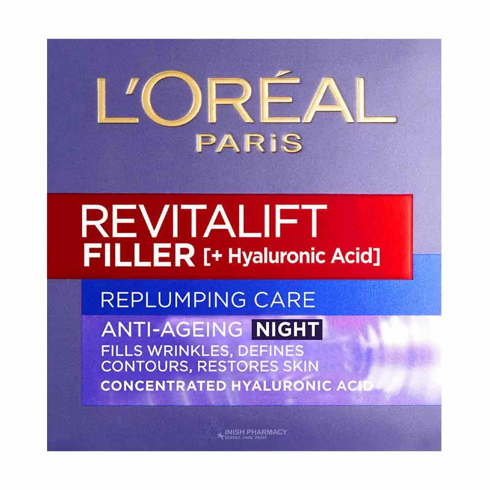 L'Oreal Paris Revitalift Filler Renew Anti-Wrinkle Night Cream 50ml