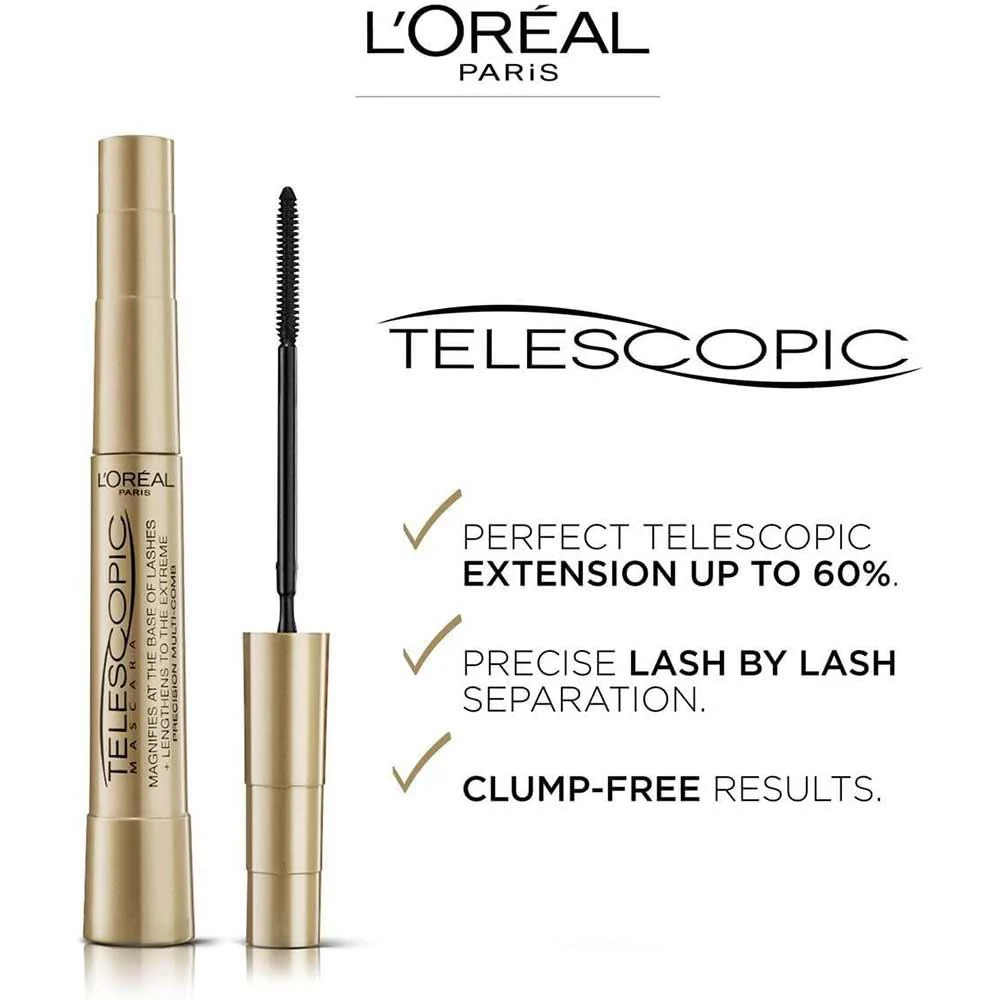 L'Oreal Paris Telescopic Mascara Black - Image 2