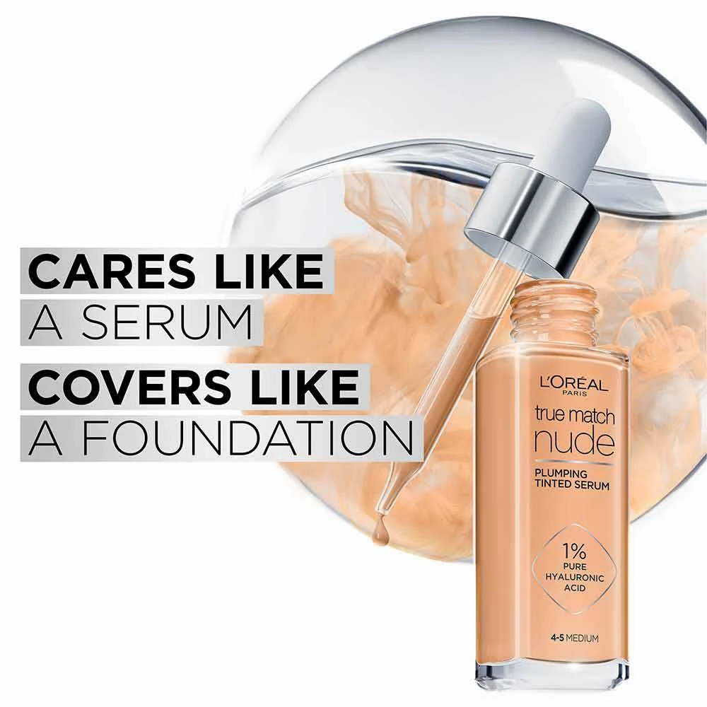 L'Oreal True Match Nude Plumping Tinted Serum - Image 2