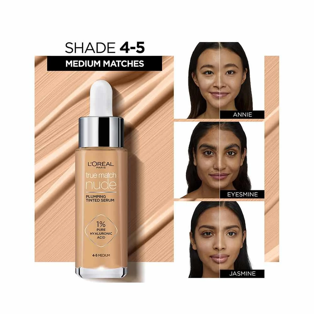 L'Oreal True Match Nude Plumping Tinted Serum - Image 5