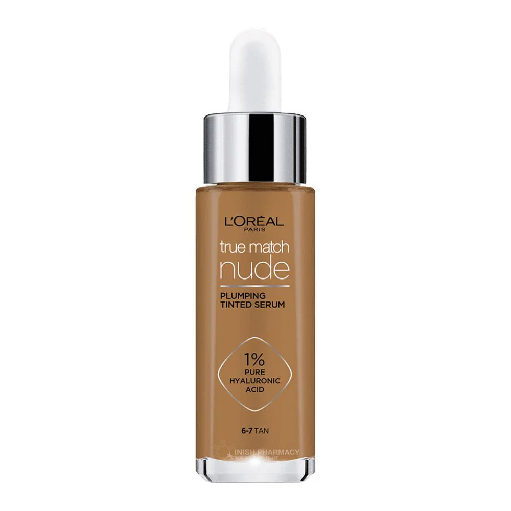 L'Oreal True Match Nude Plumping Tinted Serum 6-7 Tan
