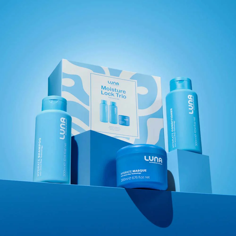 LUNA Professional Moisture Lock Trio Haircare Set - Image 2